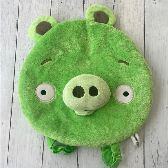 Green Kids Backpack angry birds pig - Picture 1 of 7